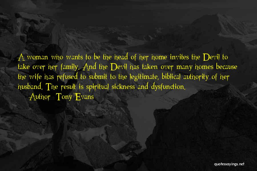 Woman And Devil Quotes By Tony Evans