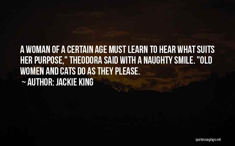 Woman And Smile Quotes By Jackie King