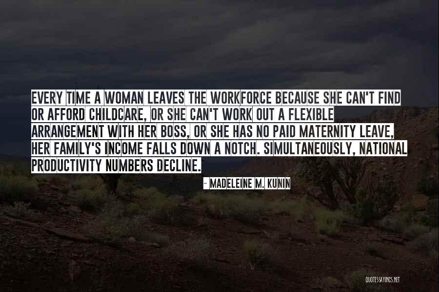 Woman Boss Quotes By Madeleine M. Kunin
