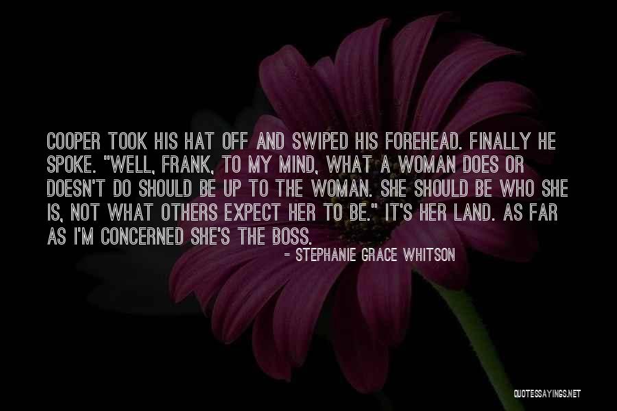 Woman Boss Quotes By Stephanie Grace Whitson