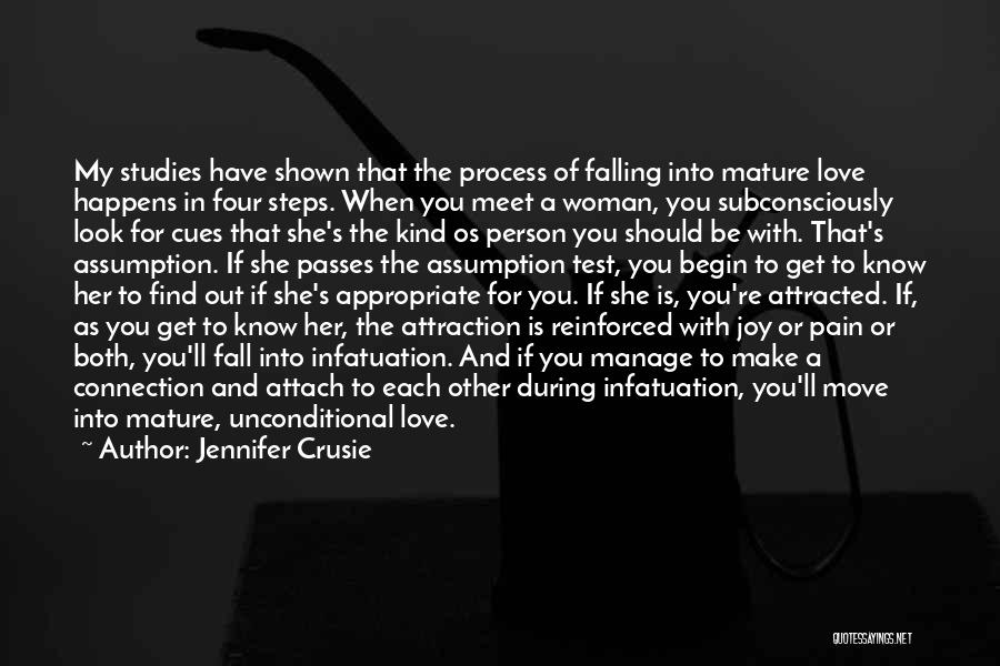 Woman Falling In Love Quotes By Jennifer Crusie