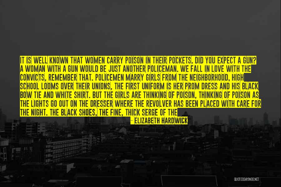 Woman In Black And White Quotes By Elizabeth Hardwick