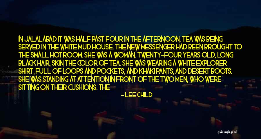 Woman In Black And White Quotes By Lee Child