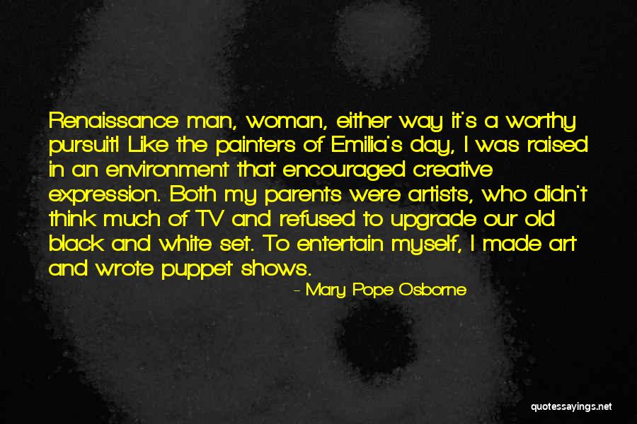 Woman In Black And White Quotes By Mary Pope Osborne