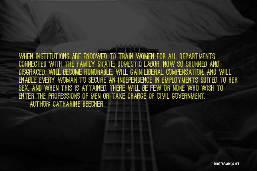 Woman In Charge Quotes By Catharine Beecher