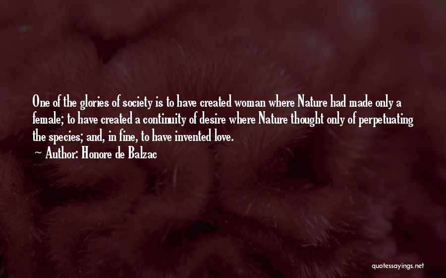 Woman In Love Quotes By Honore De Balzac