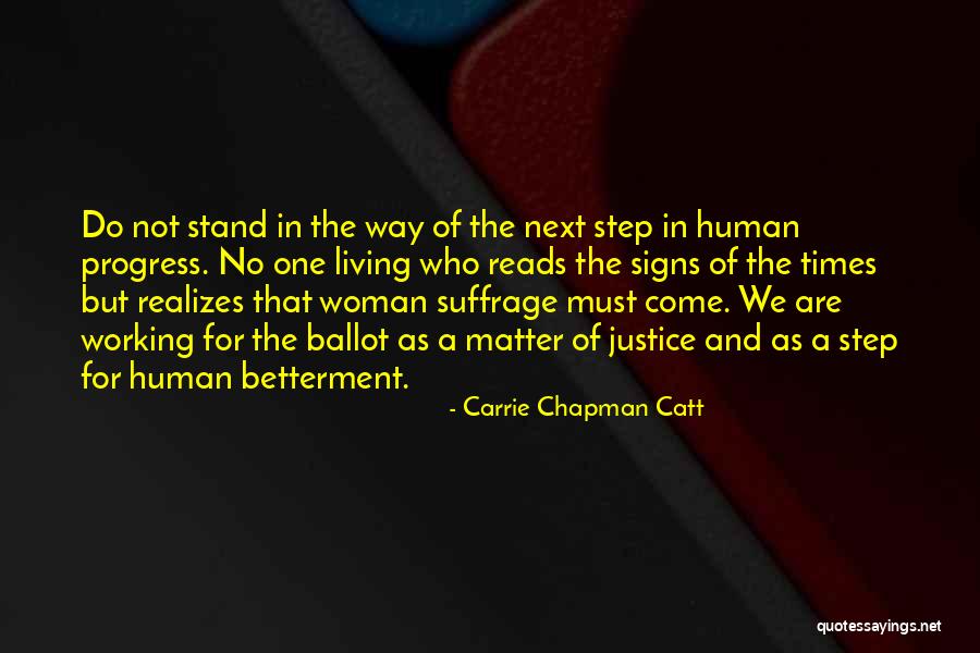 Woman In Progress Quotes By Carrie Chapman Catt Woman In Progress Quotes By Carrie Chapman Catt