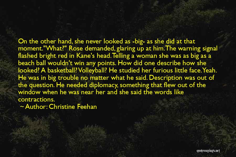 Woman In Red Quotes By Christine Feehan