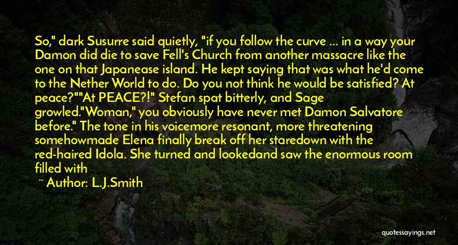 Woman In Red Quotes By L.J.Smith
