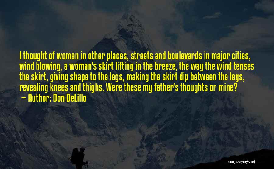 Woman Legs Quotes By Don DeLillo