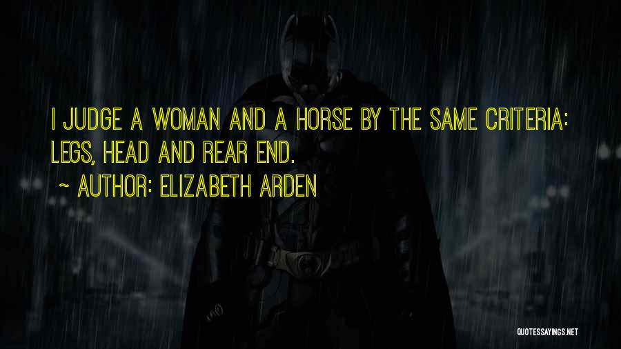 Woman Legs Quotes By Elizabeth Arden