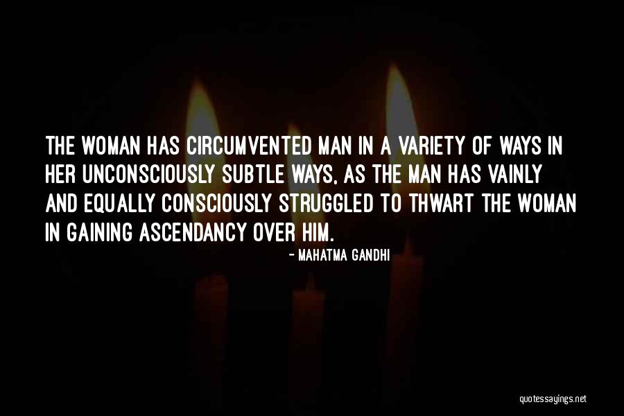 Woman Man Quotes By Mahatma Gandhi