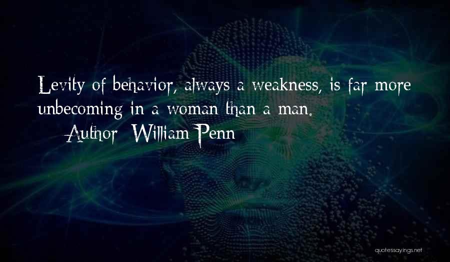 Woman Man Quotes By William Penn