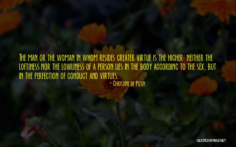 Woman Of Virtue Quotes By Christine De Pizan