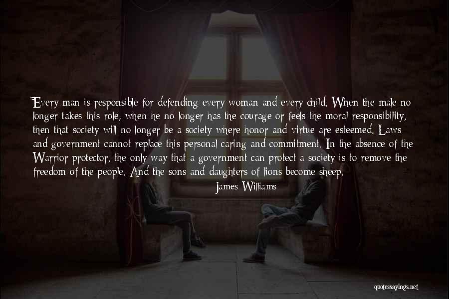 Woman Of Virtue Quotes By James Williams