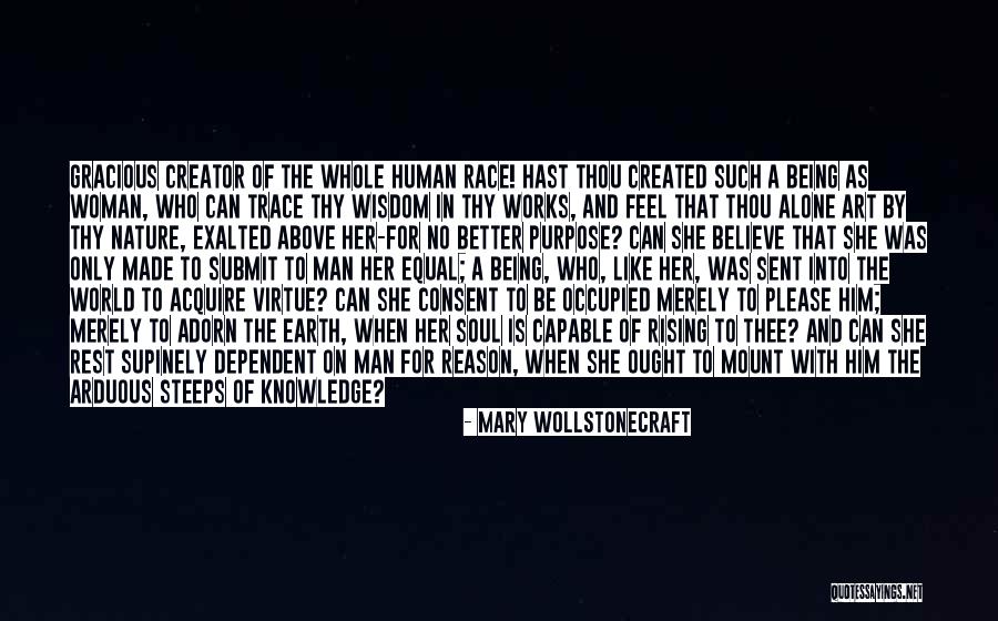 Woman Of Virtue Quotes By Mary Wollstonecraft