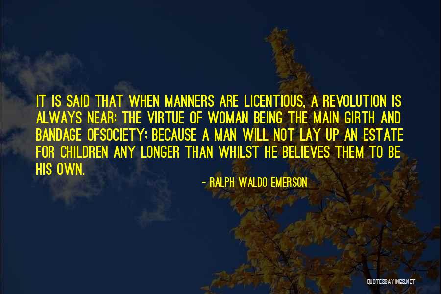 Woman Of Virtue Quotes By Ralph Waldo Emerson
