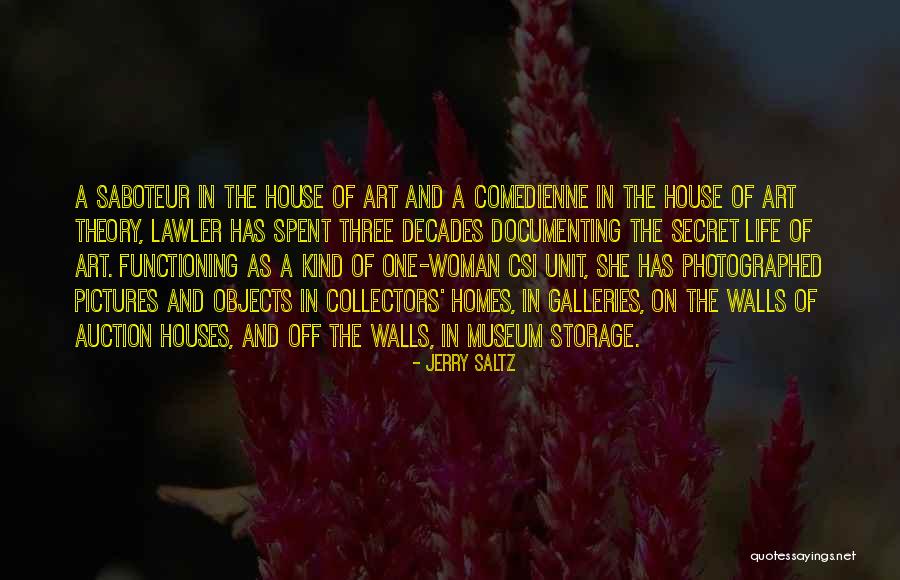 Woman One Art Quotes By Jerry Saltz Woman One Art Quotes By Jerry Saltz
