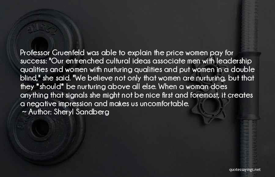 Woman Qualities Quotes By Sheryl Sandberg