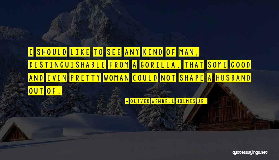 Woman Too Pretty For A Man Quotes By Oliver Wendell Holmes Jr. Woman Too Pretty For A Man Quotes By Oliver Wendell Holmes Jr.