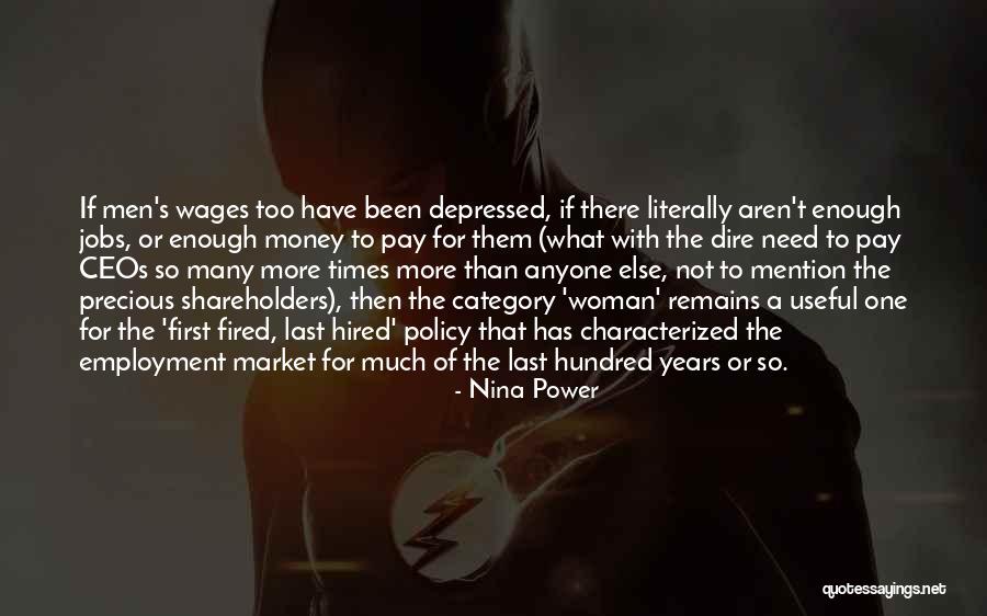 Woman Will Not Pay Quotes By Nina Power Woman Will Not Pay Quotes By Nina Power