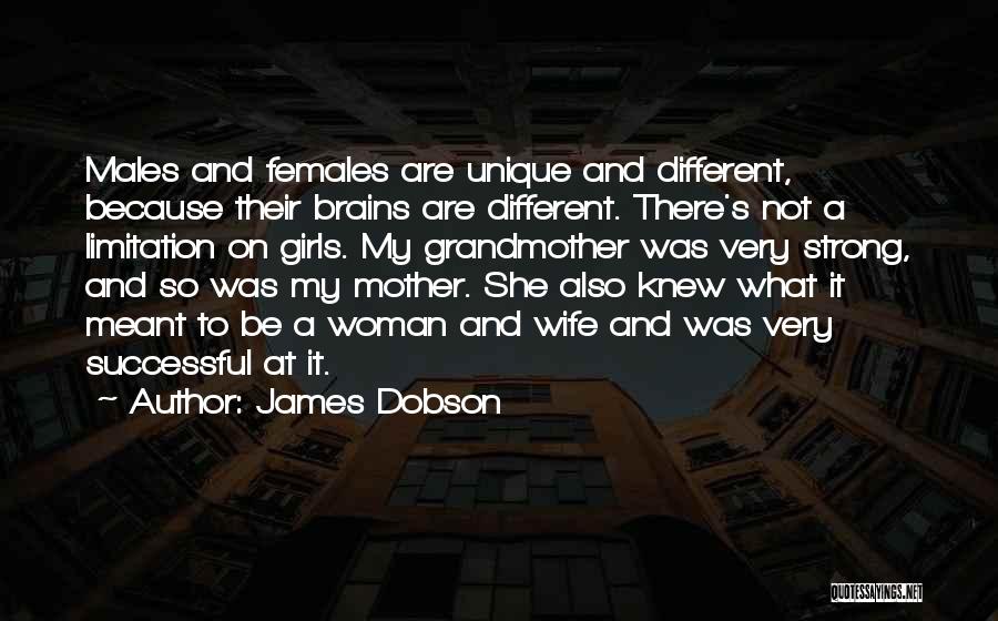 Woman With Brains Quotes By James Dobson