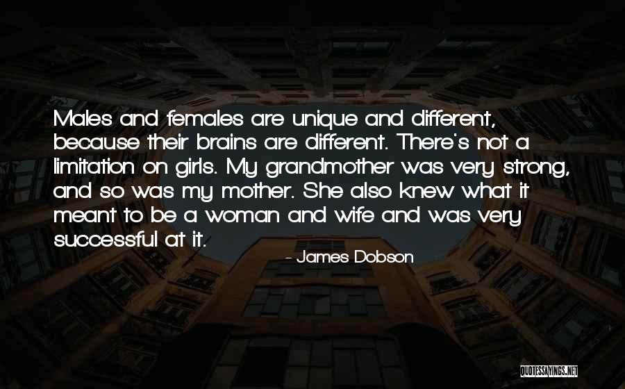 Woman With Brains Quotes By James Dobson