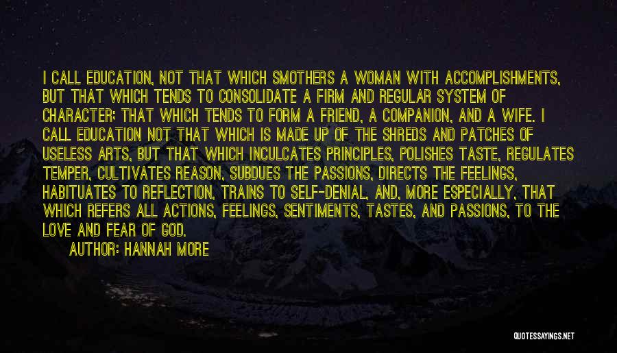 Woman With Character Quotes By Hannah More