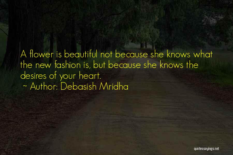 Woman With Flower Quotes By Debasish Mridha