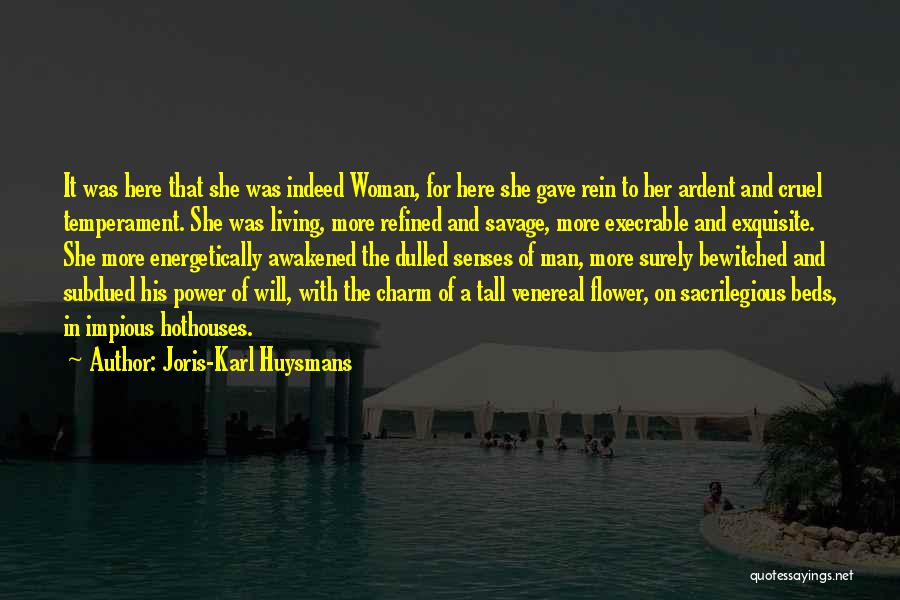 Woman With Flower Quotes By Joris-Karl Huysmans
