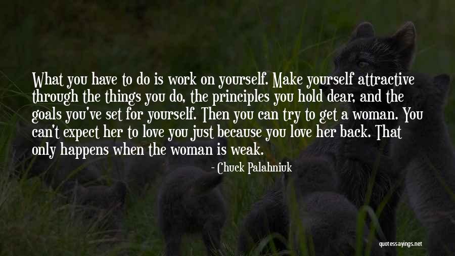 Woman With Goals Quotes By Chuck Palahniuk Woman With Goals Quotes By Chuck Palahniuk