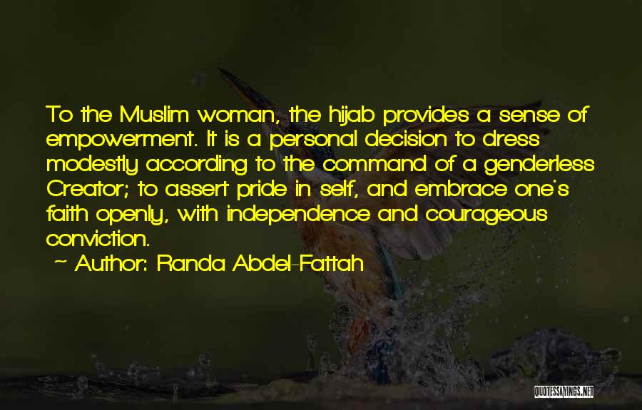 Woman With Pride Quotes By Randa Abdel-Fattah