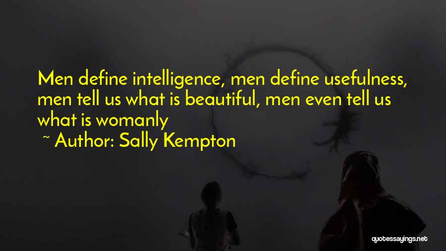 Womanly Quotes By Sally Kempton