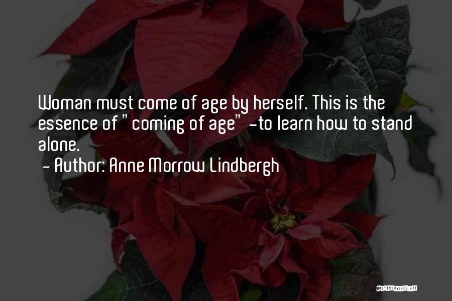 Woman's Essence Quotes By Anne Morrow Lindbergh