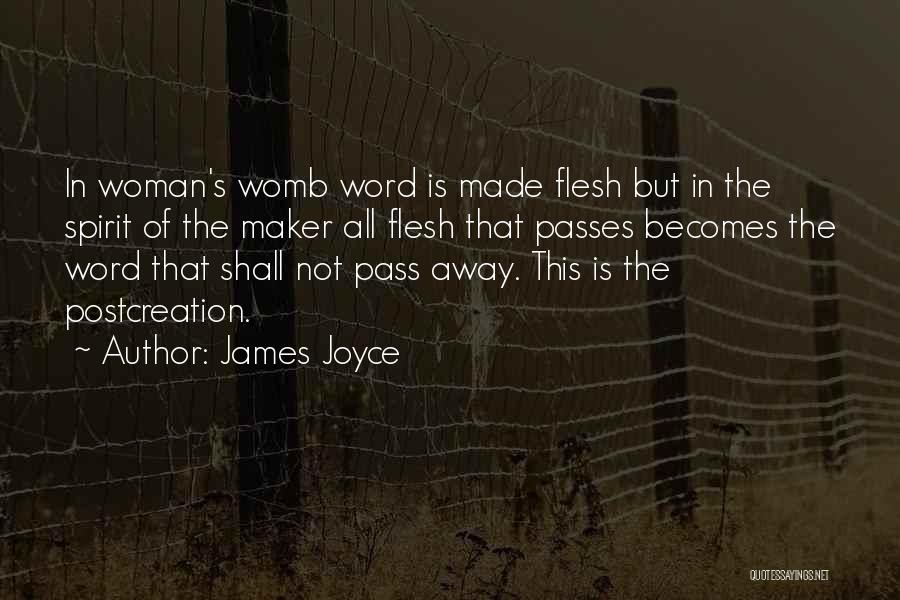 Womb Quotes By James Joyce