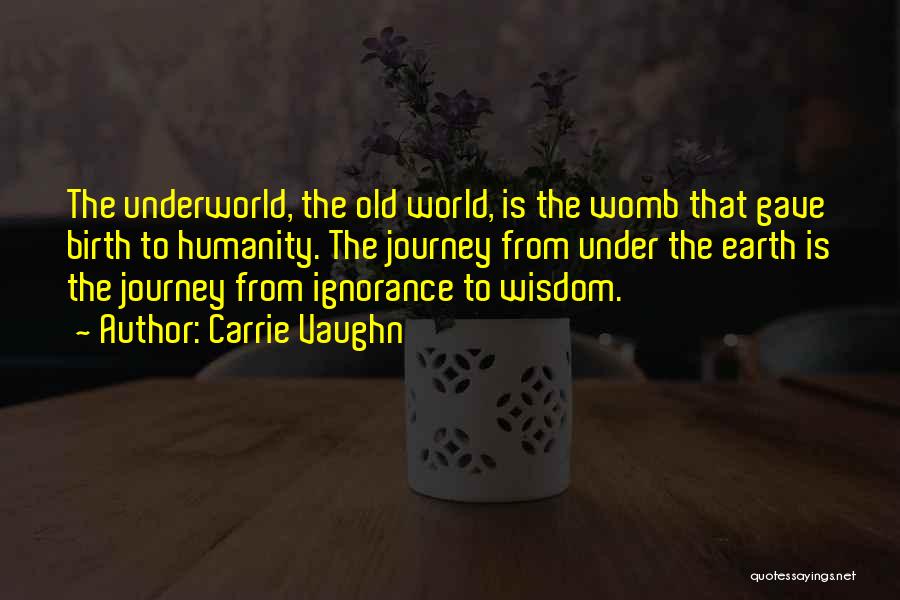 Womb Wisdom Quotes By Carrie Vaughn