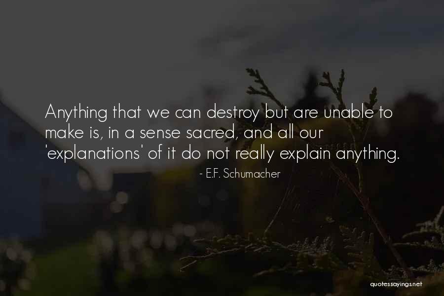 Wombmate Creations Quotes By E.F. Schumacher Wombmate Creations Quotes By E.F. Schumacher