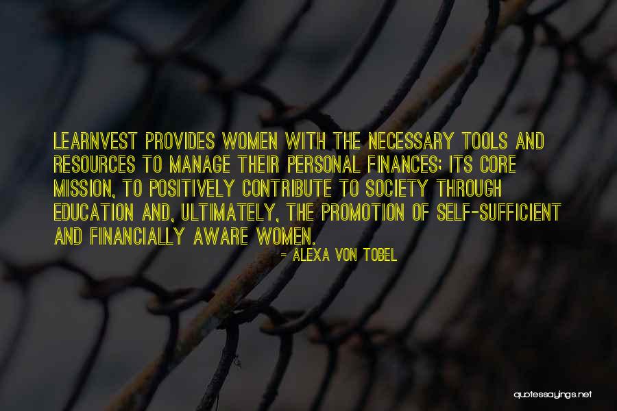Women And Finances Quotes By Alexa Von Tobel Women And Finances Quotes By Alexa Von Tobel