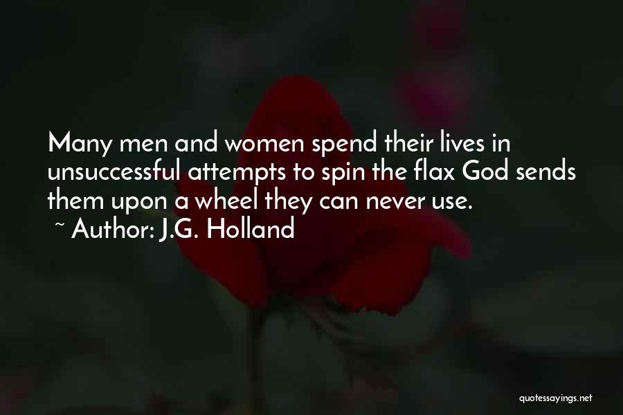 Women And Men Quotes By J.G. Holland
