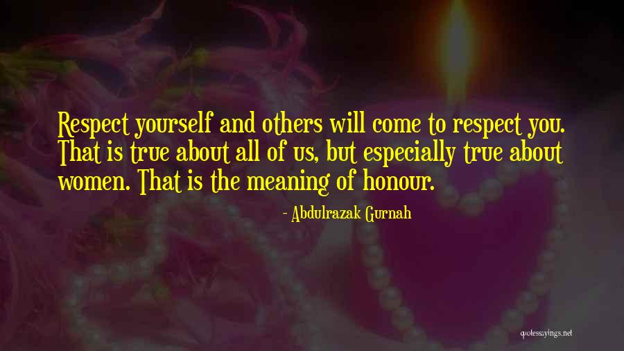 Women Best Inspirational Quotes By Abdulrazak Gurnah