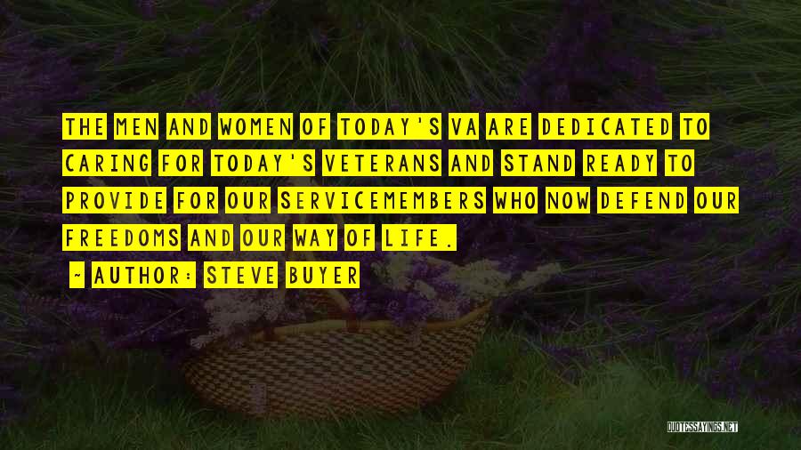 Women Caring For You Quotes By Steve Buyer