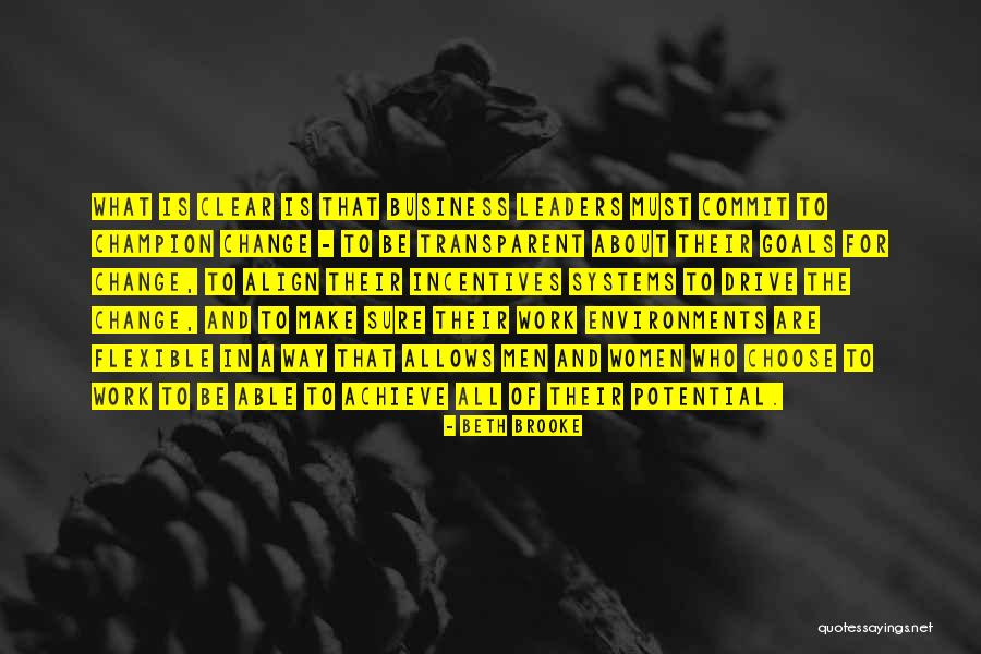Women Commit Quotes By Beth Brooke Women Commit Quotes By Beth Brooke