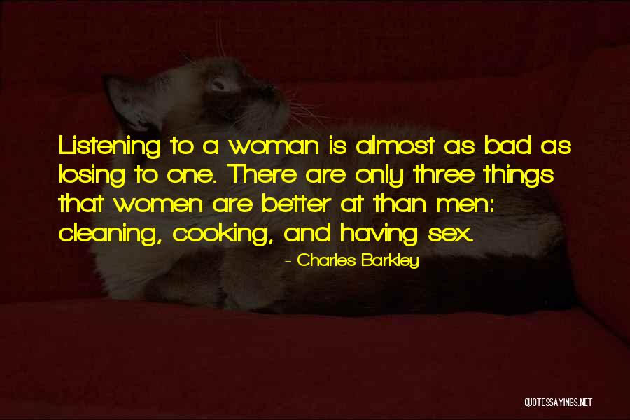 Women Cooking Quotes By Charles Barkley Women Cooking Quotes By Charles Barkley