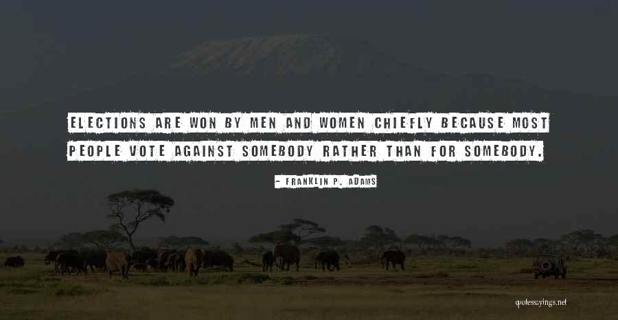 Women For Women Quotes By Franklin P. Adams Women For Women Quotes By Franklin P. Adams