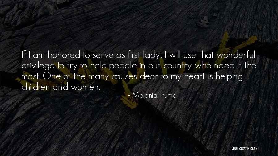 Women Helping Women Quotes By Melania Trump Women Helping Women Quotes By Melania Trump