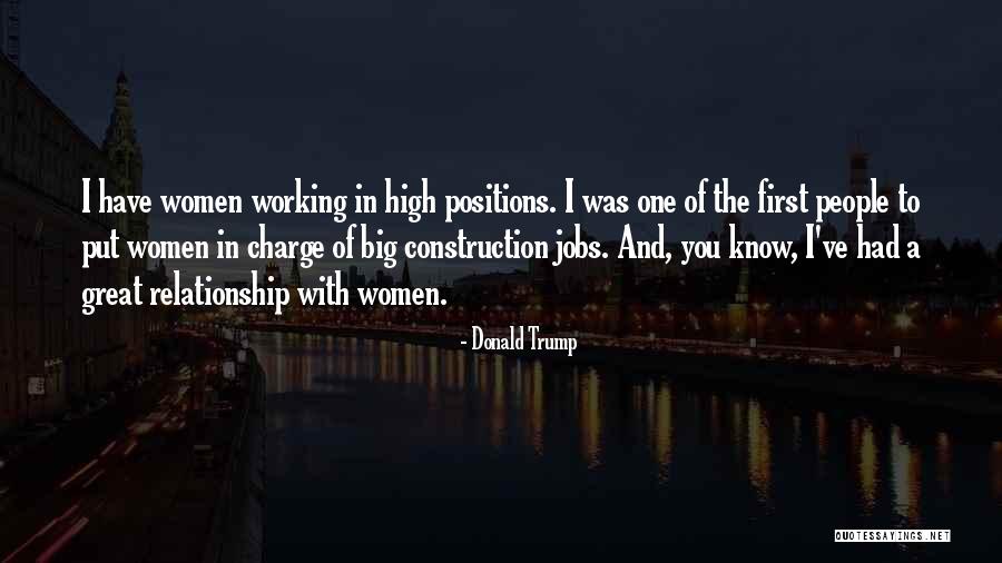 Women In Construction Quotes By Donald Trump Women In Construction Quotes By Donald Trump