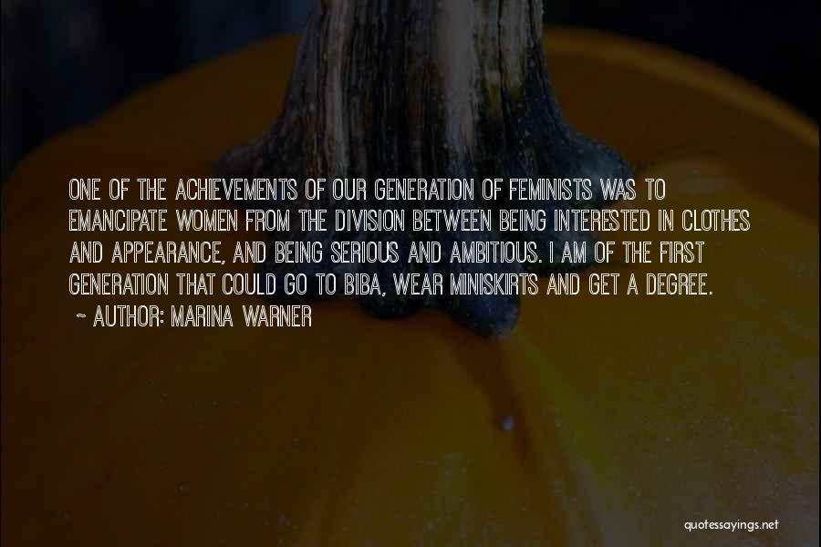 Women's Achievements Quotes By Marina Warner