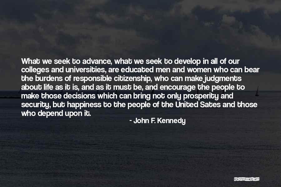 Women's Colleges Quotes By John F. Kennedy Women's Colleges Quotes By John F. Kennedy