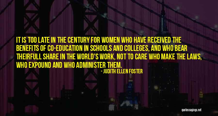 Women's Colleges Quotes By Judith Ellen Foster Women's Colleges Quotes By Judith Ellen Foster
