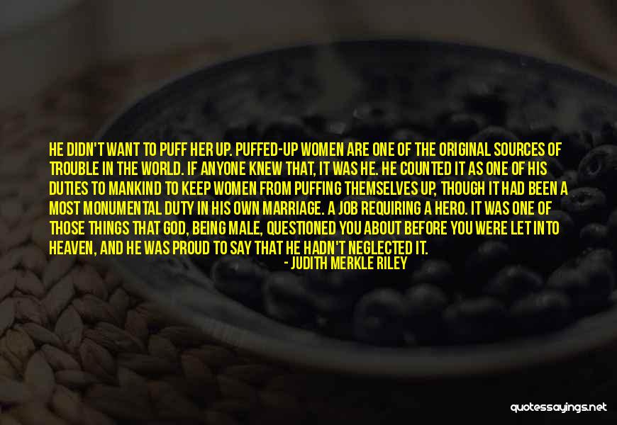 Women's Duties Quotes By Judith Merkle Riley Women's Duties Quotes By Judith Merkle Riley